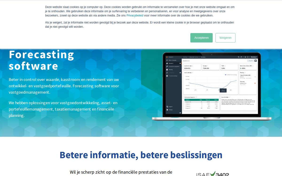 Reasult website preview