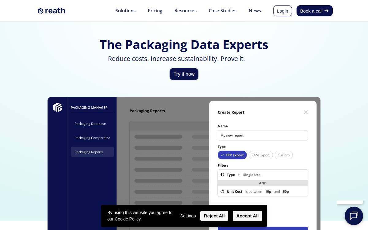 Reath website preview
