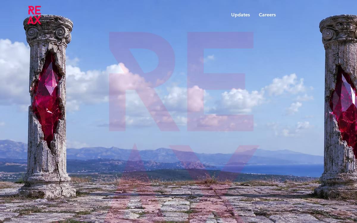 ReAx website preview