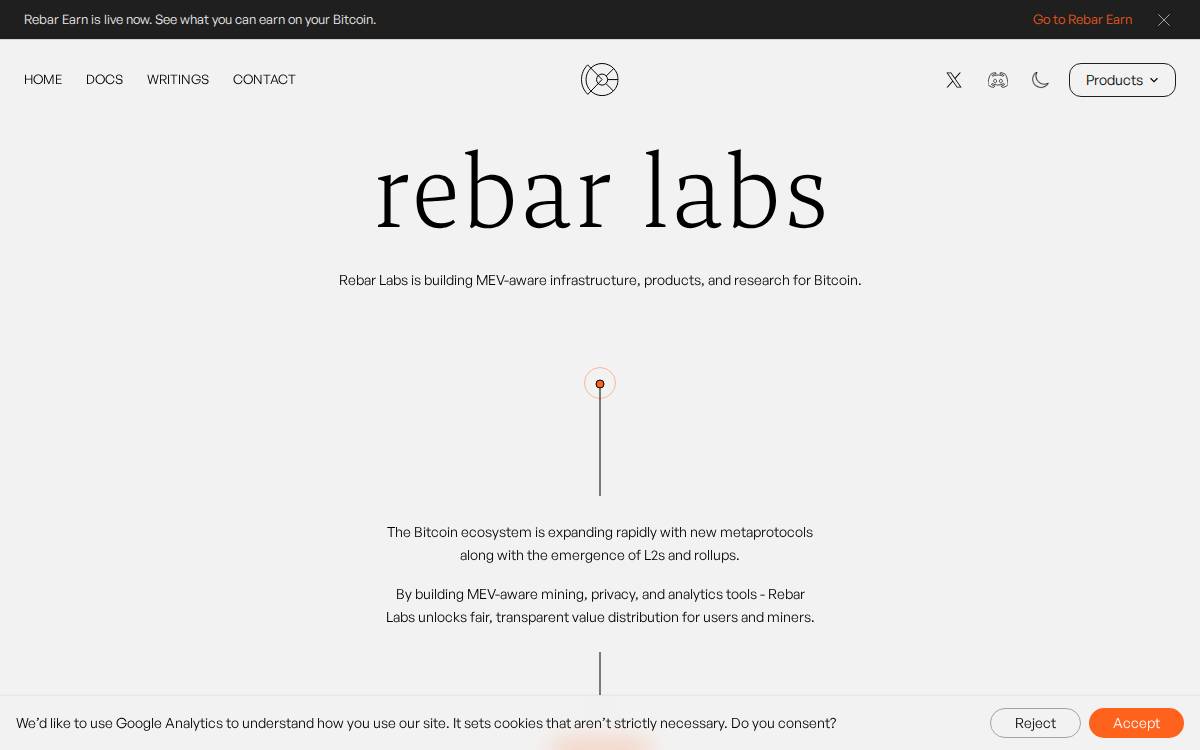 Rebarlabs website preview