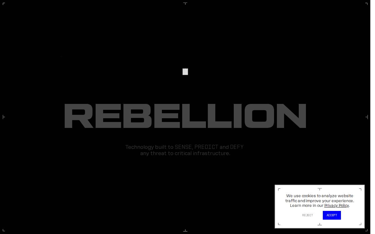 Rebellion website preview