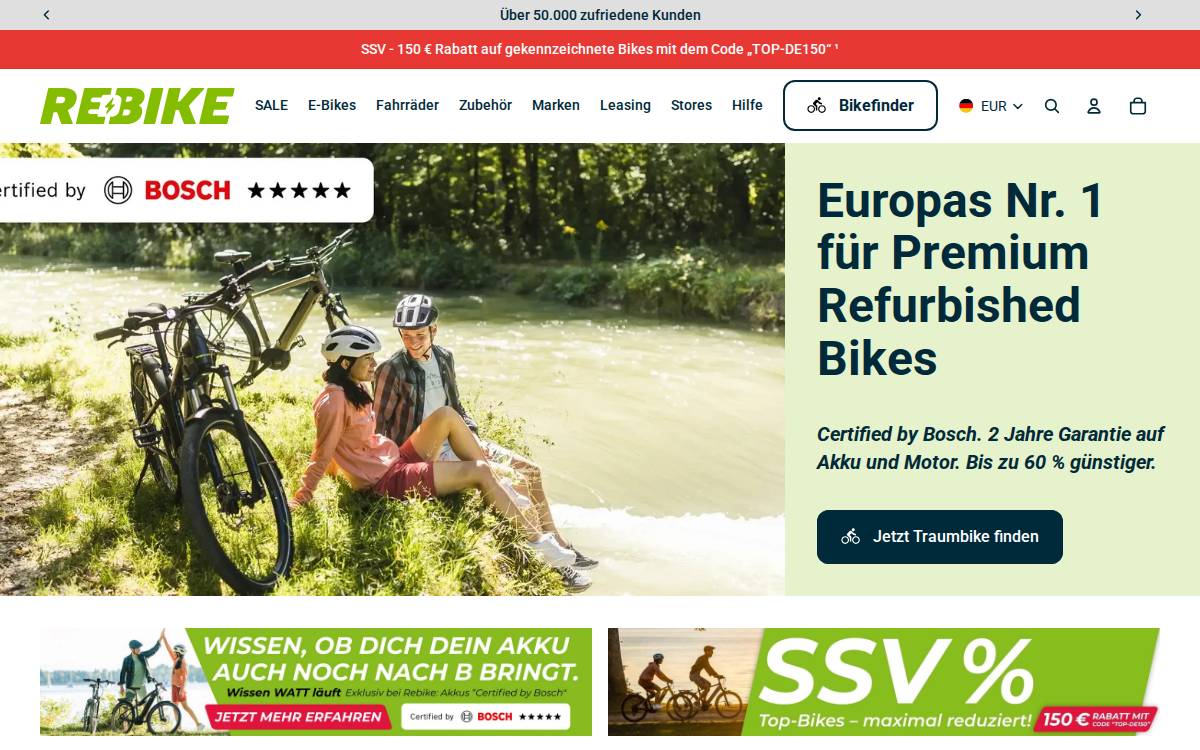 Rebike1 website preview