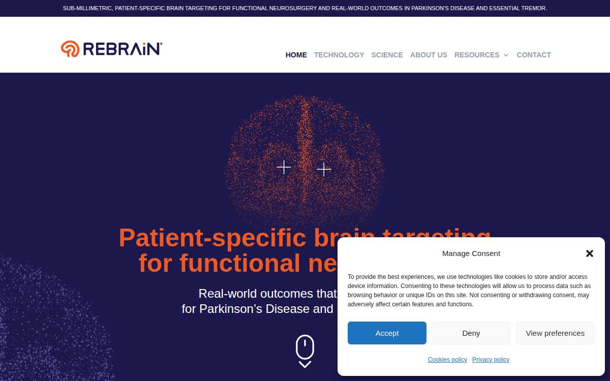 RebrAIn website preview