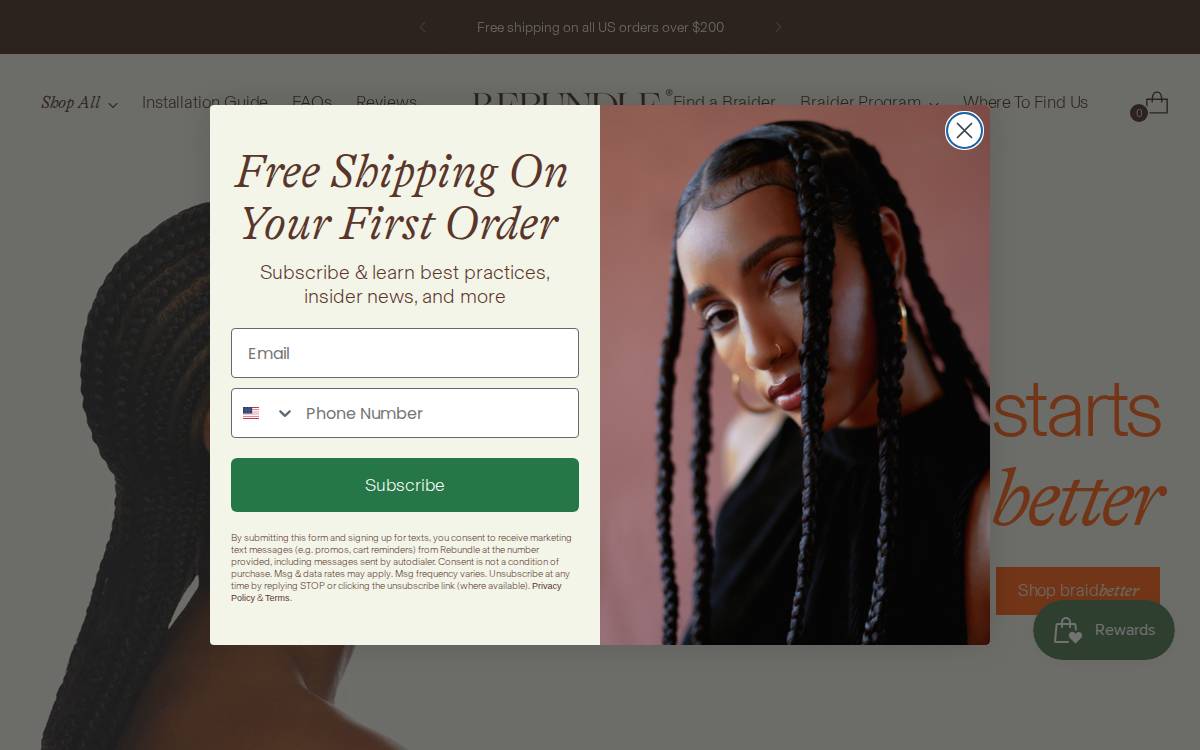 Rebundle website preview