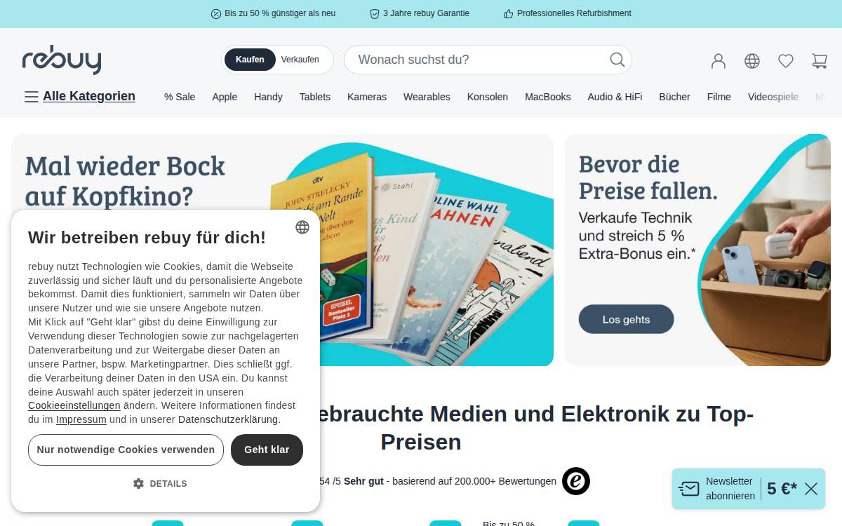 reBuy website preview