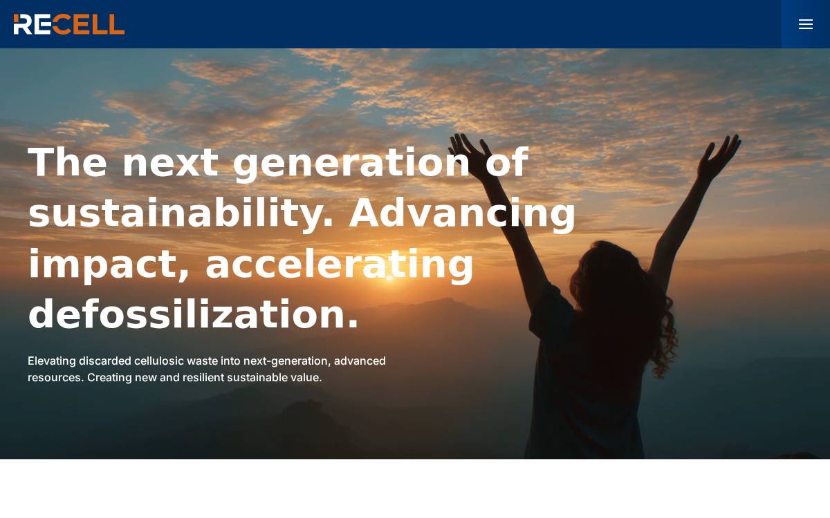 Recell website preview
