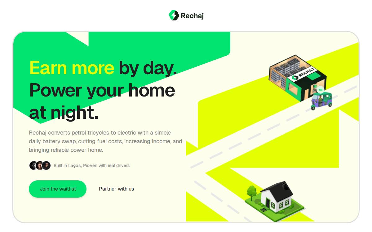 Rechaj website preview