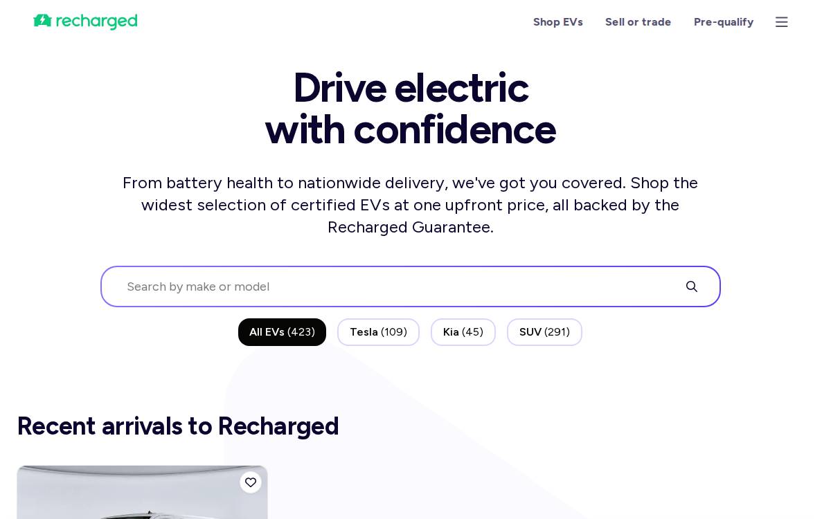 Recharged website preview