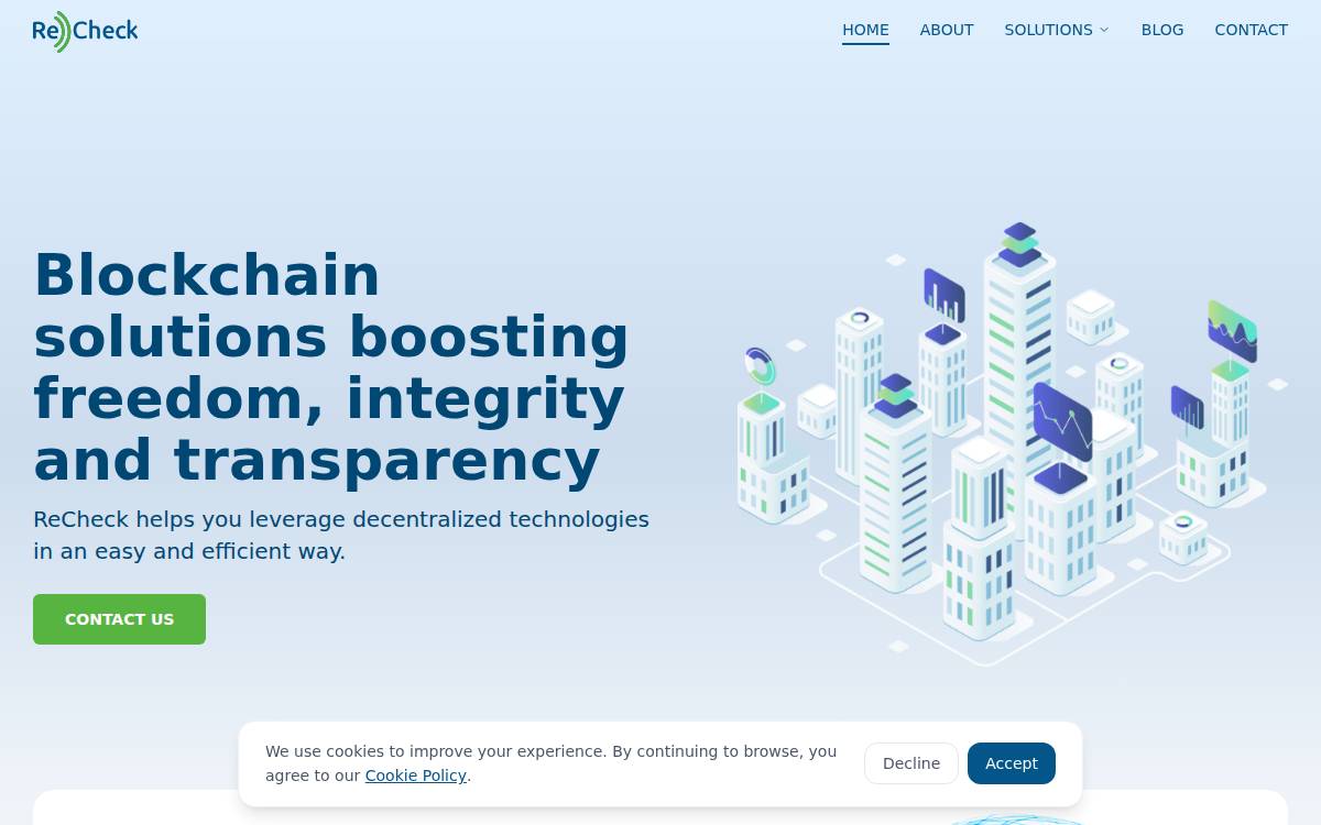 Recheck website preview