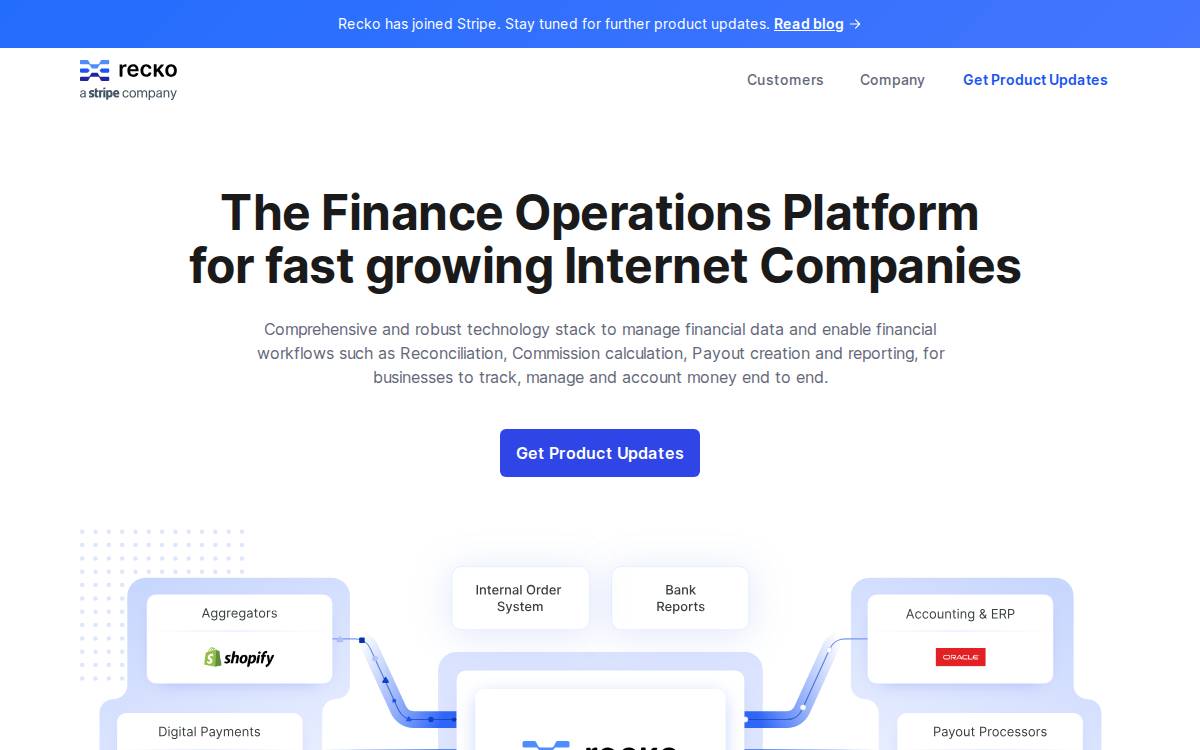 Recko website preview
