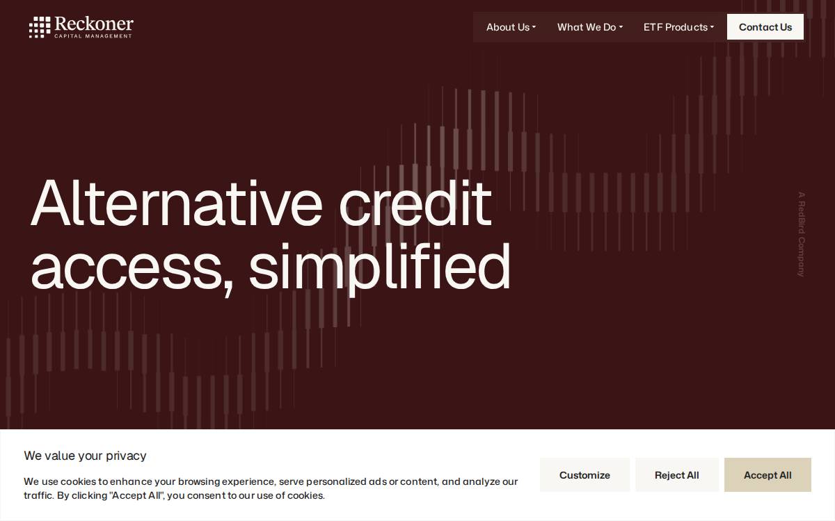 Reckoner website preview