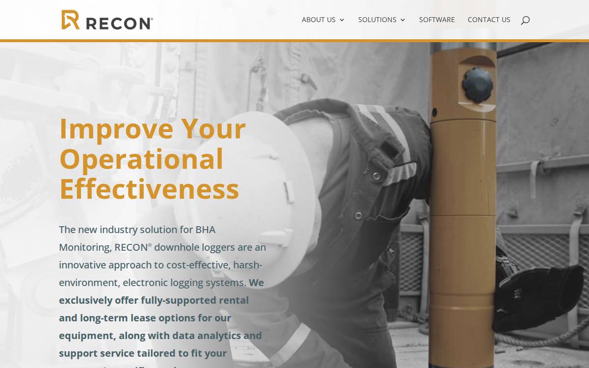 Recon Intelligence website preview