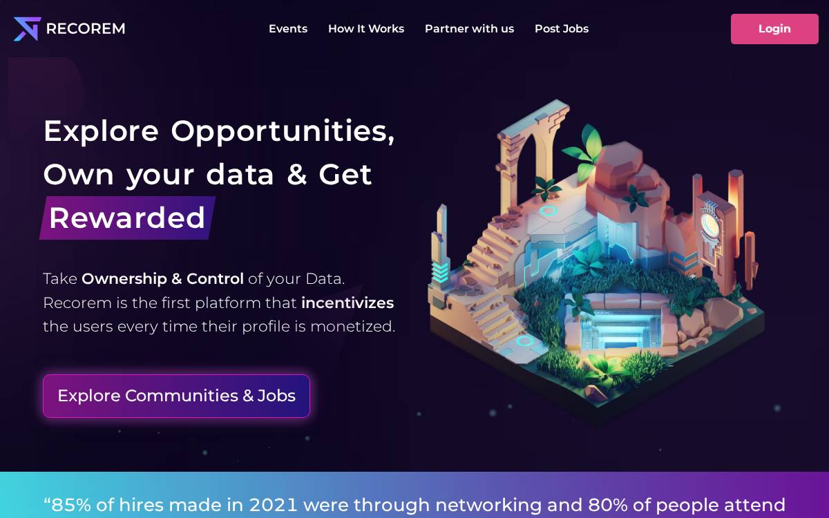 Recorem website preview