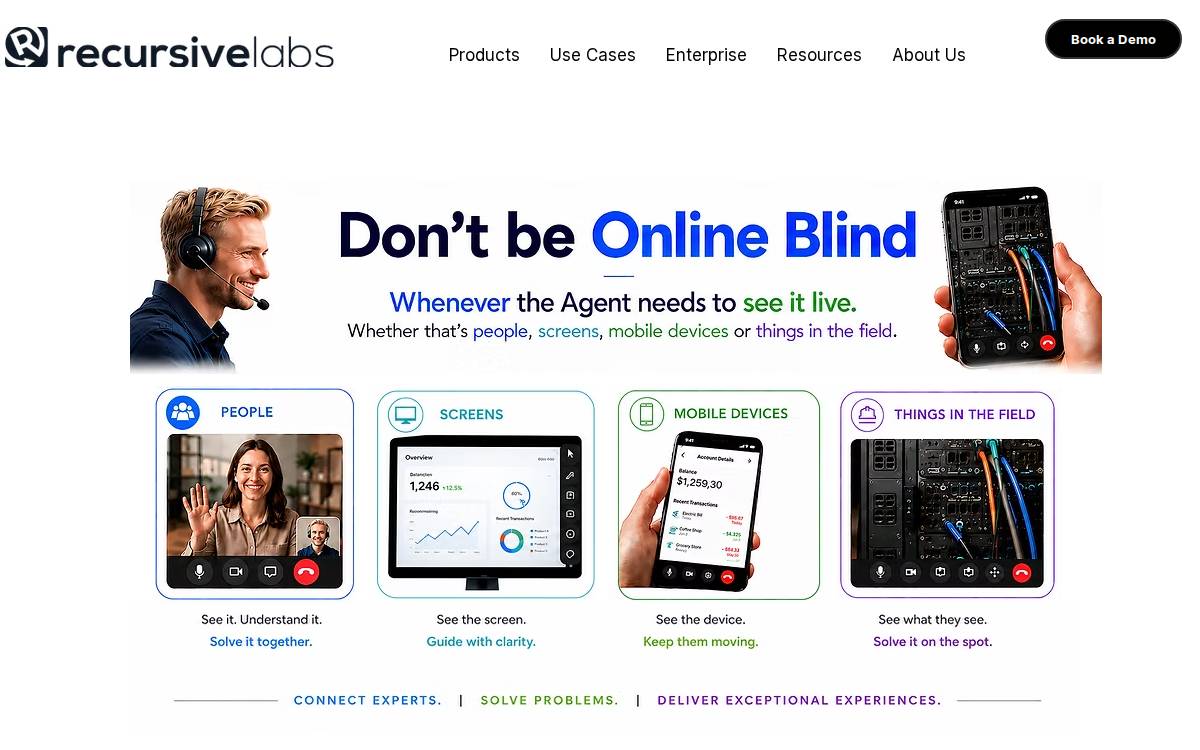 Recursive Labs website preview