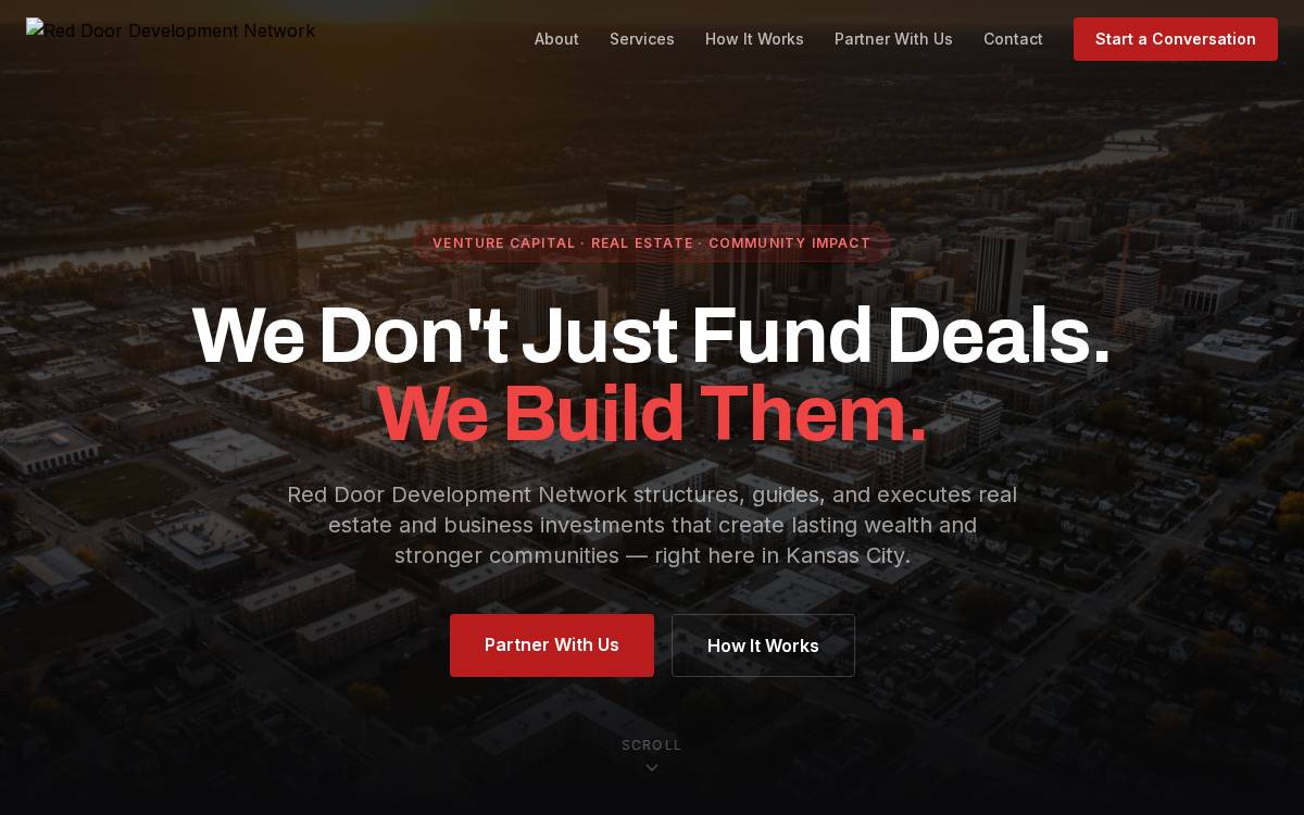 RED Door Development Network website preview