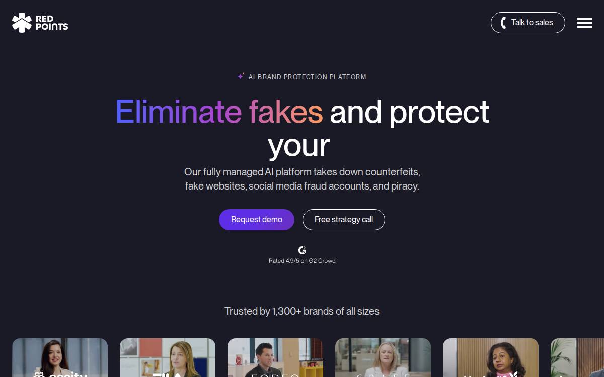 Red Points website preview