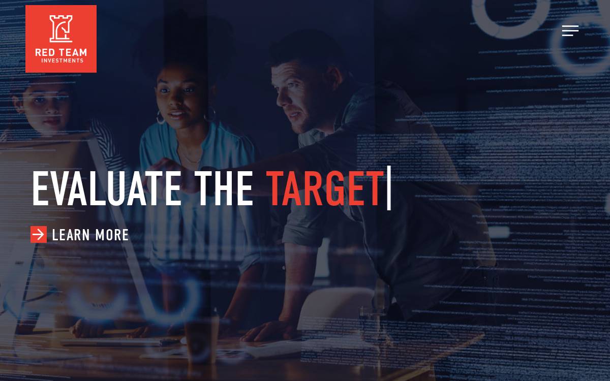 Red Team Investments website preview