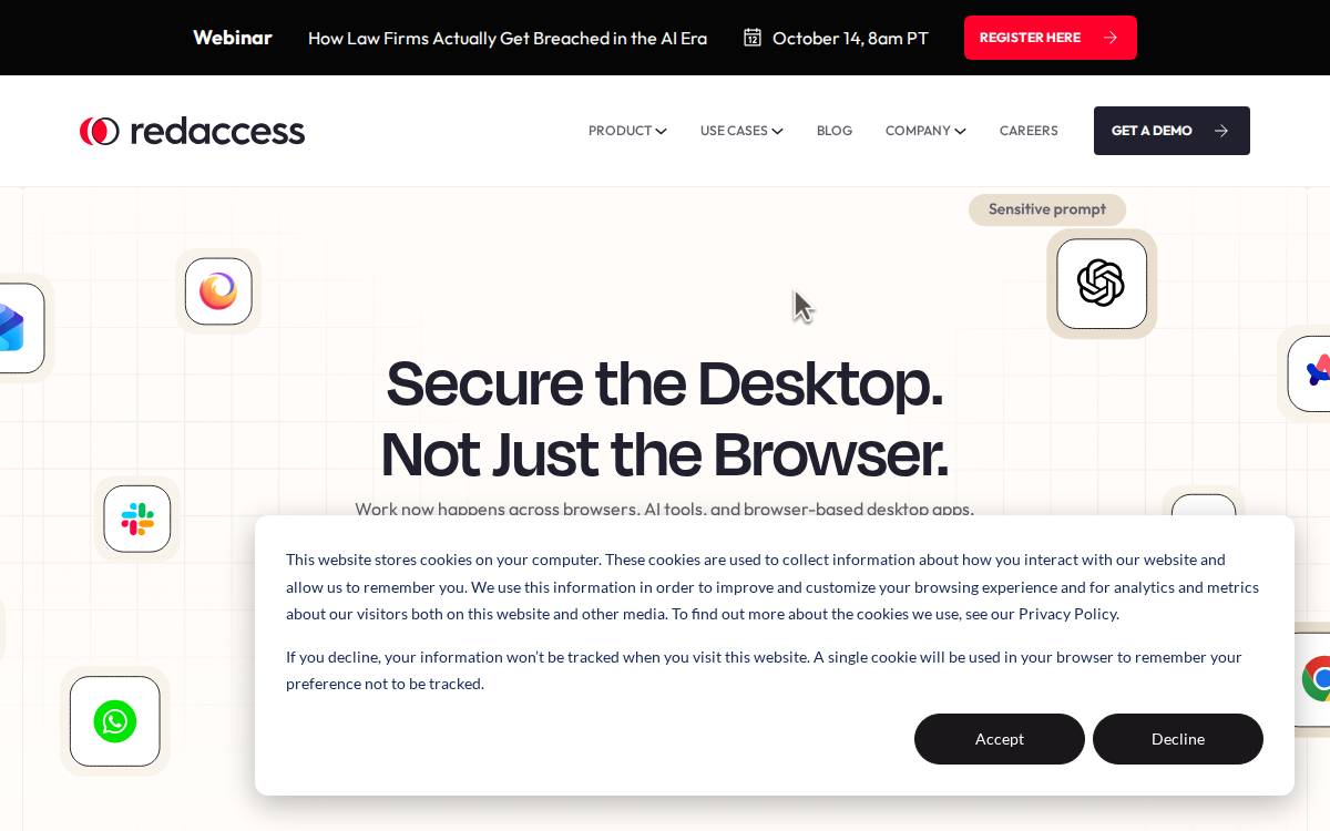 Red Access website preview