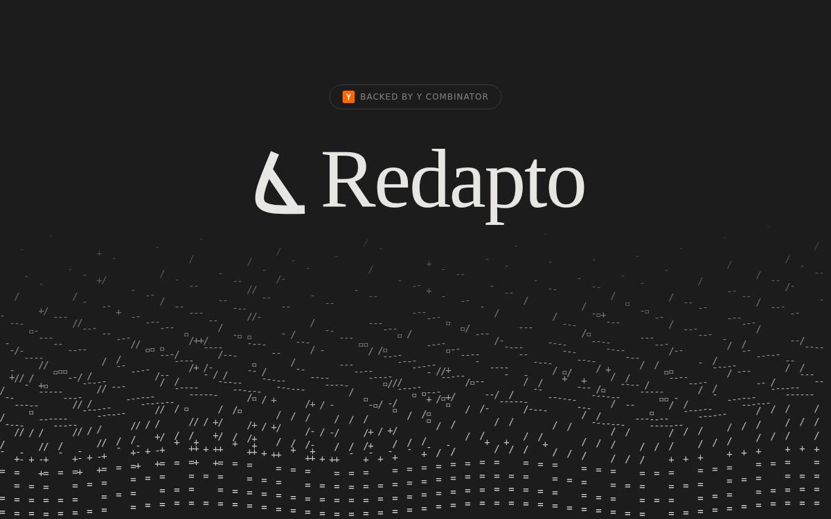 Redapto website preview