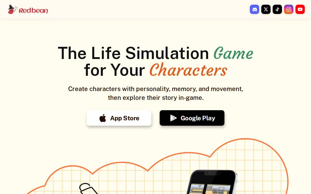 Redbean website preview