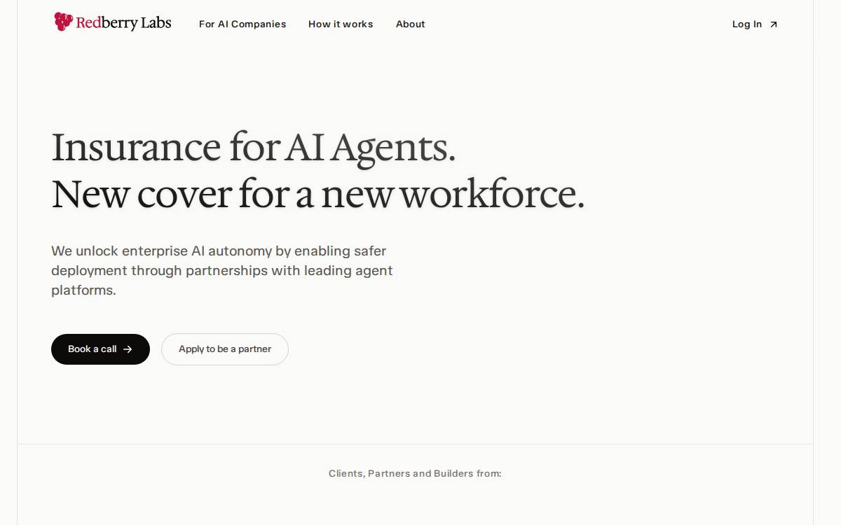 Redberrylabs website preview