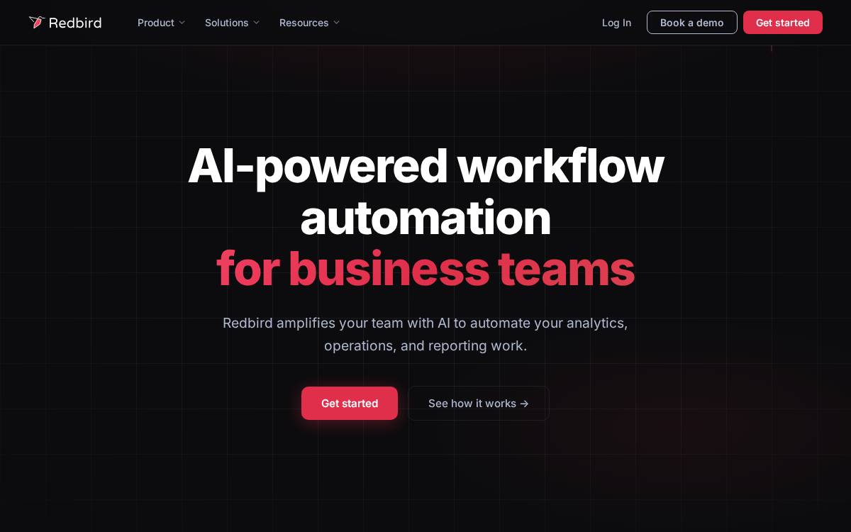 Redbird website preview