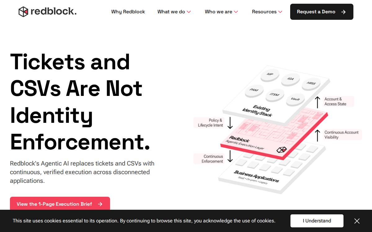 Redblock AI website preview