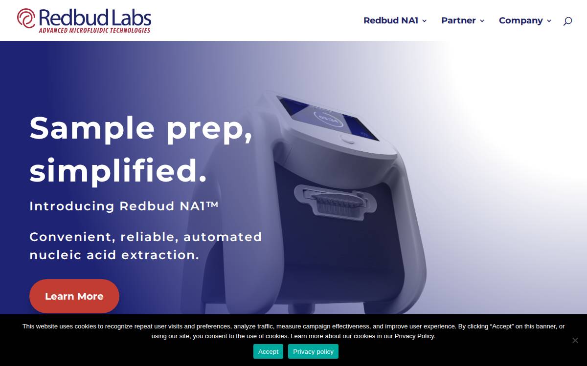 Redbud Labs website preview