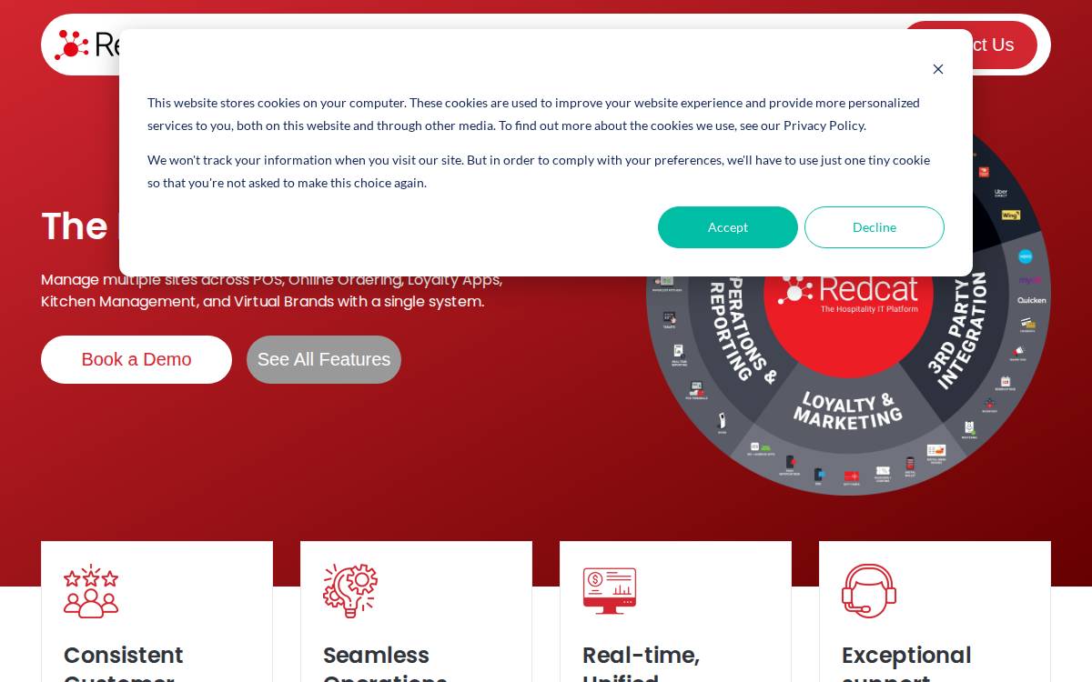 Redcat website preview