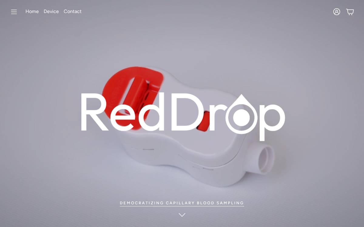 RedDrop Dx website preview