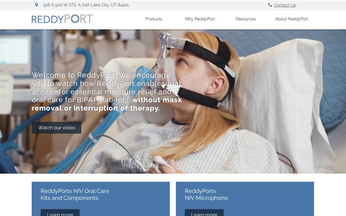 ReddyPort website preview