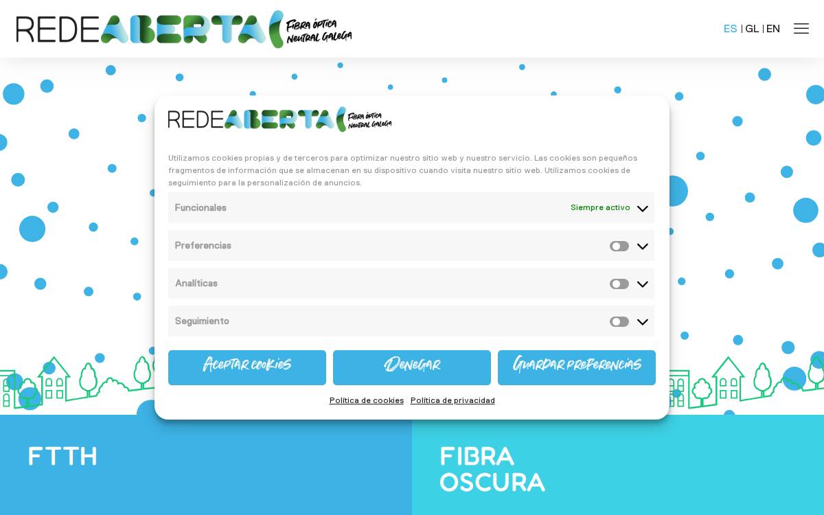 Rede Aberta website preview