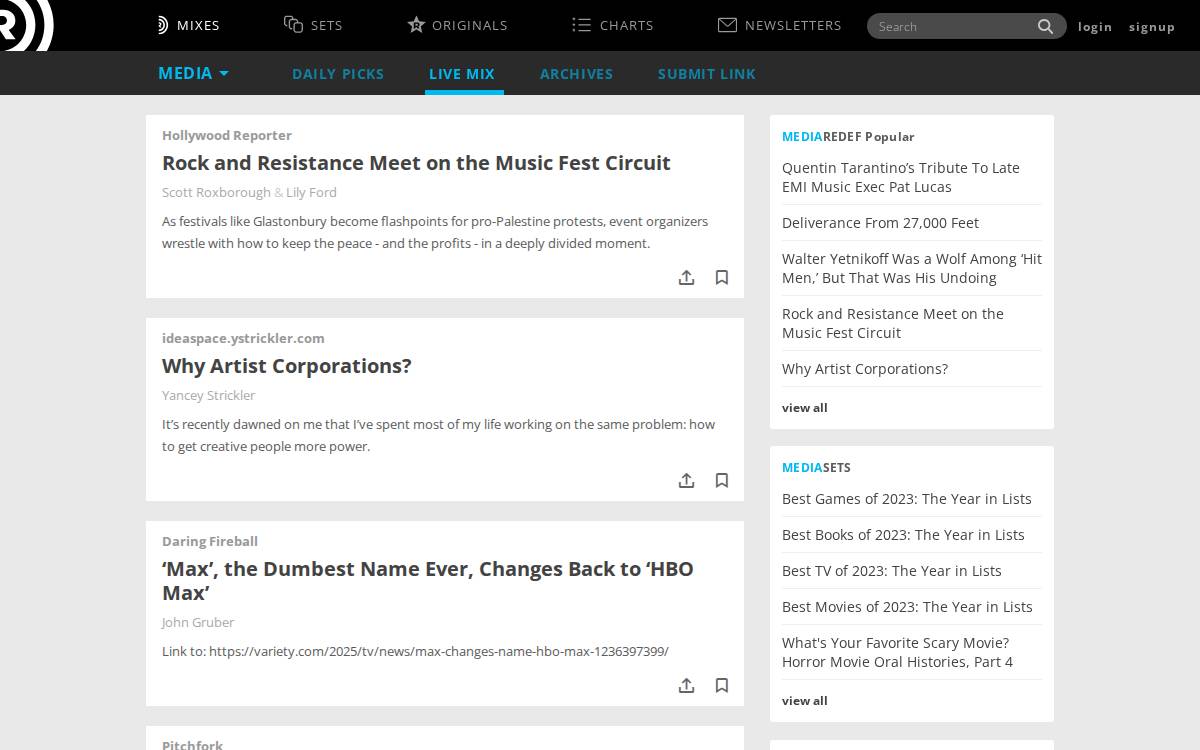 REDEF website preview