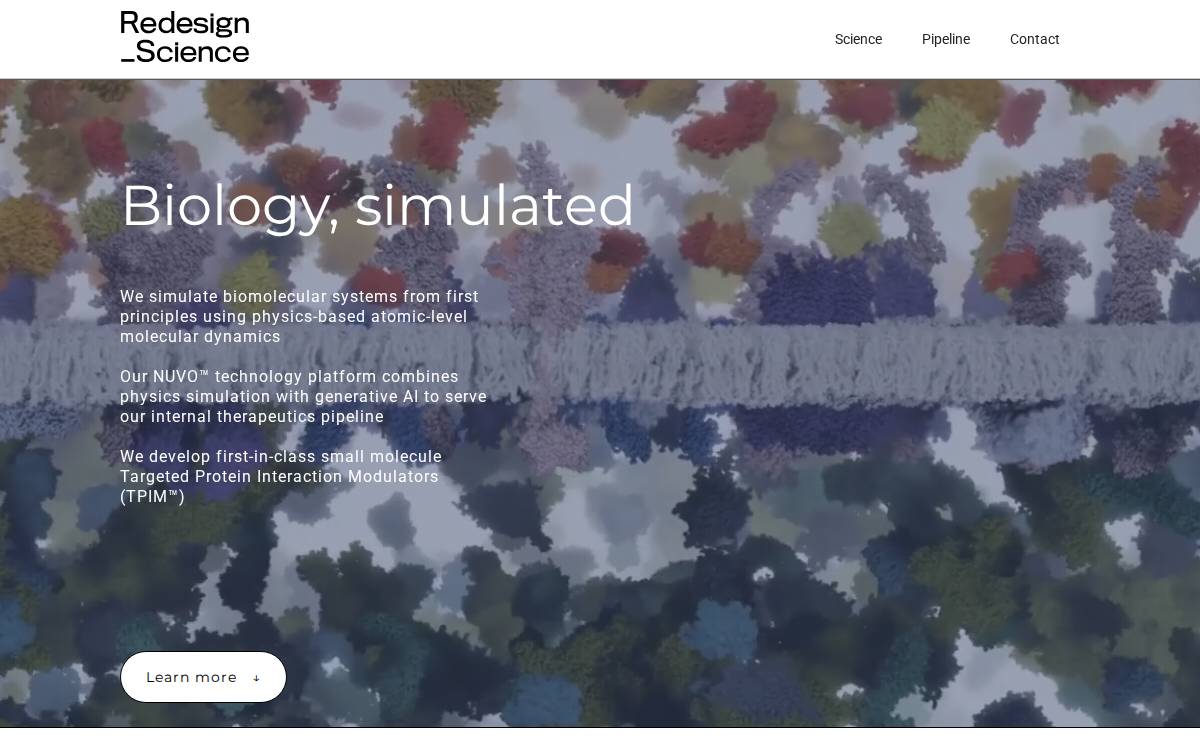 Redesign Science website preview