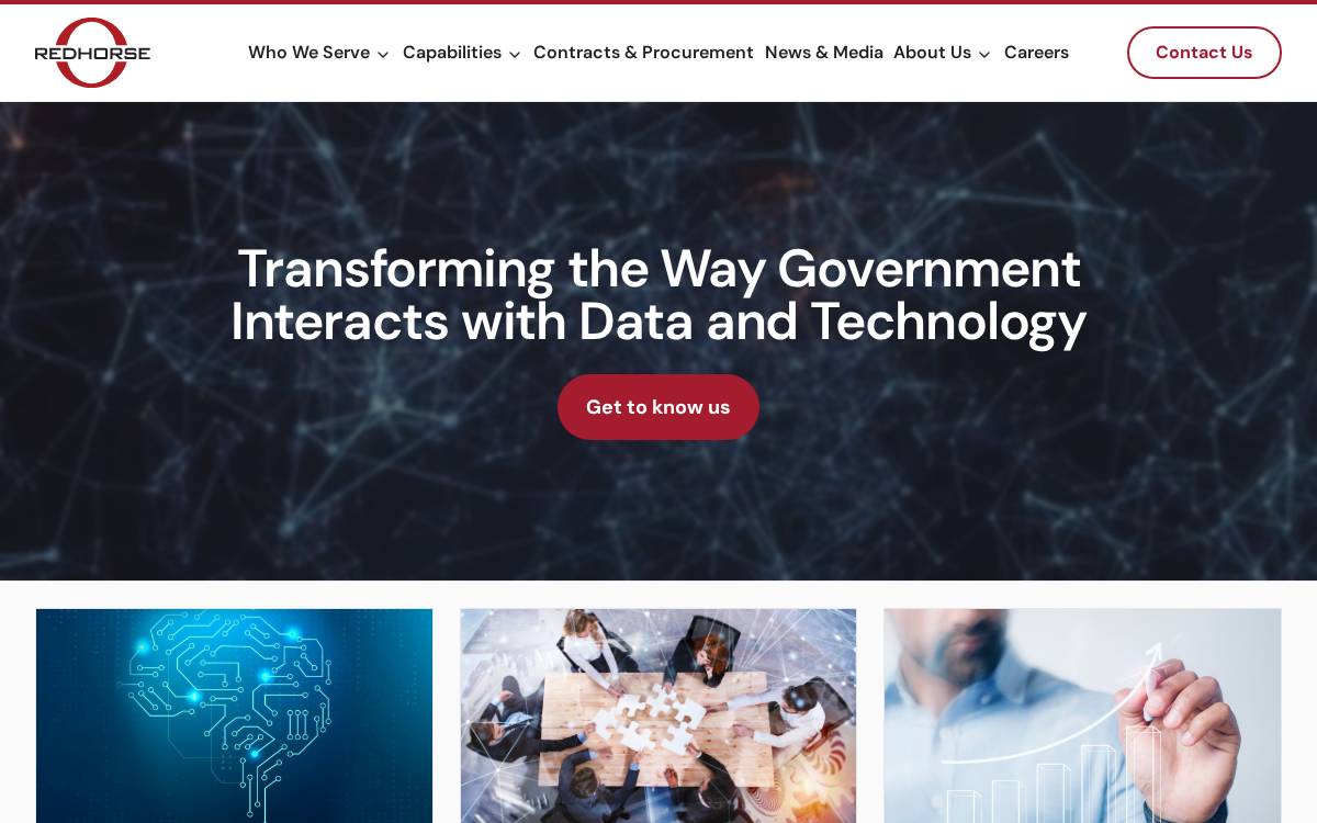 Redhorsecorp website preview