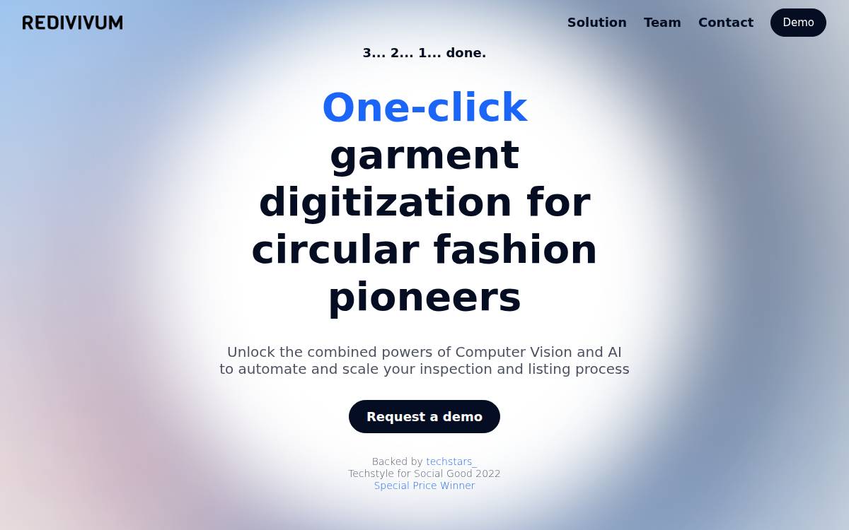Redivivum website preview