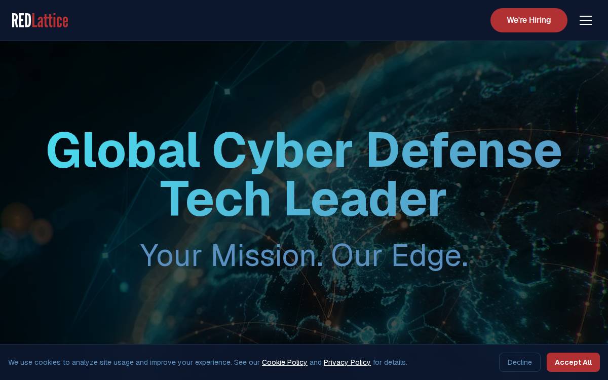 REDLattice website preview