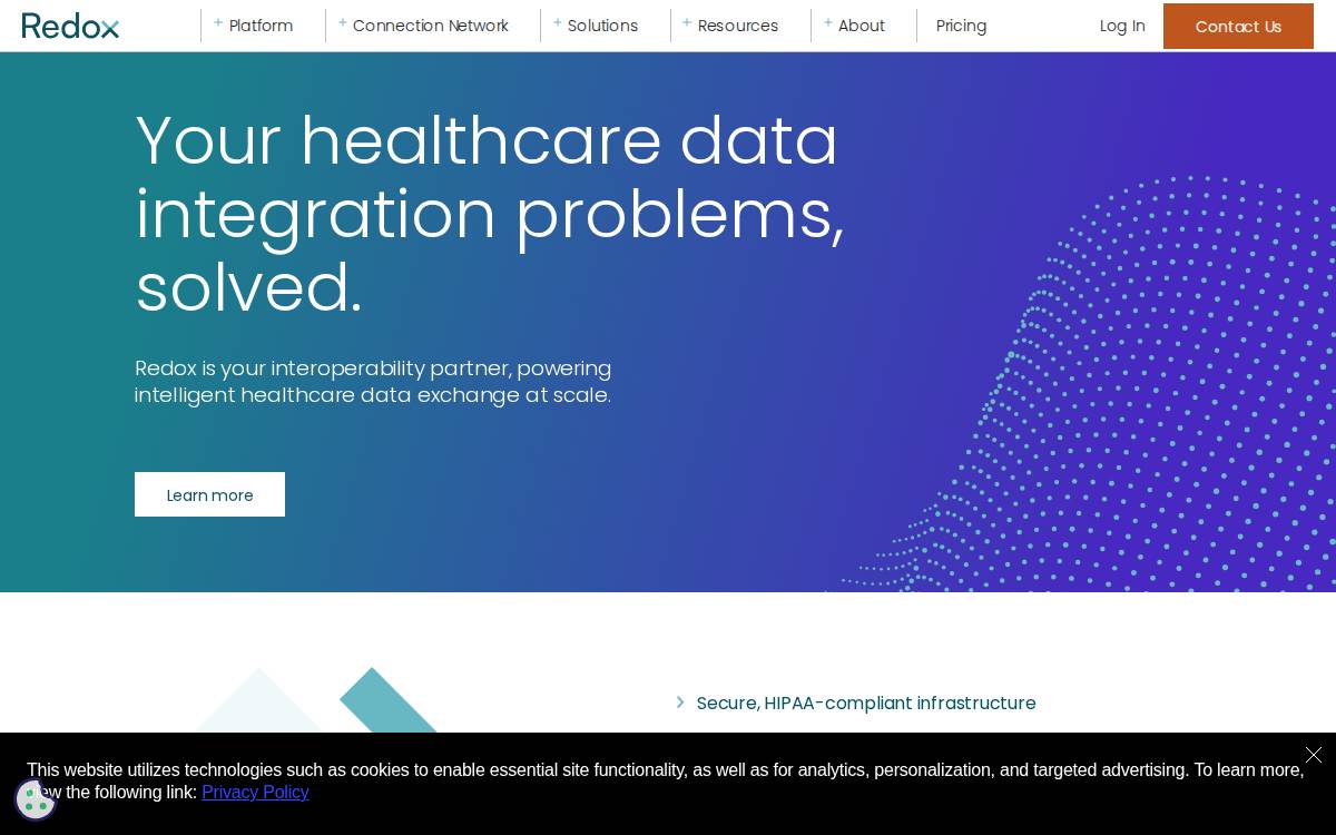 Redox website preview