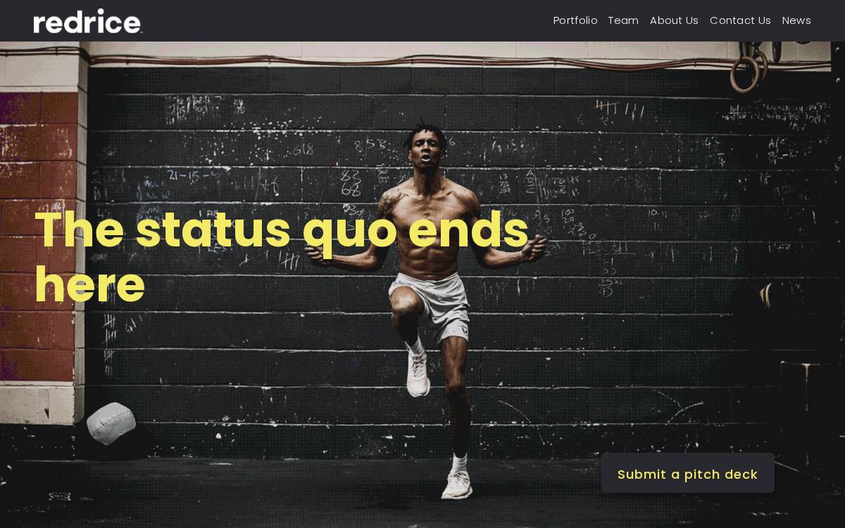Redrice website preview