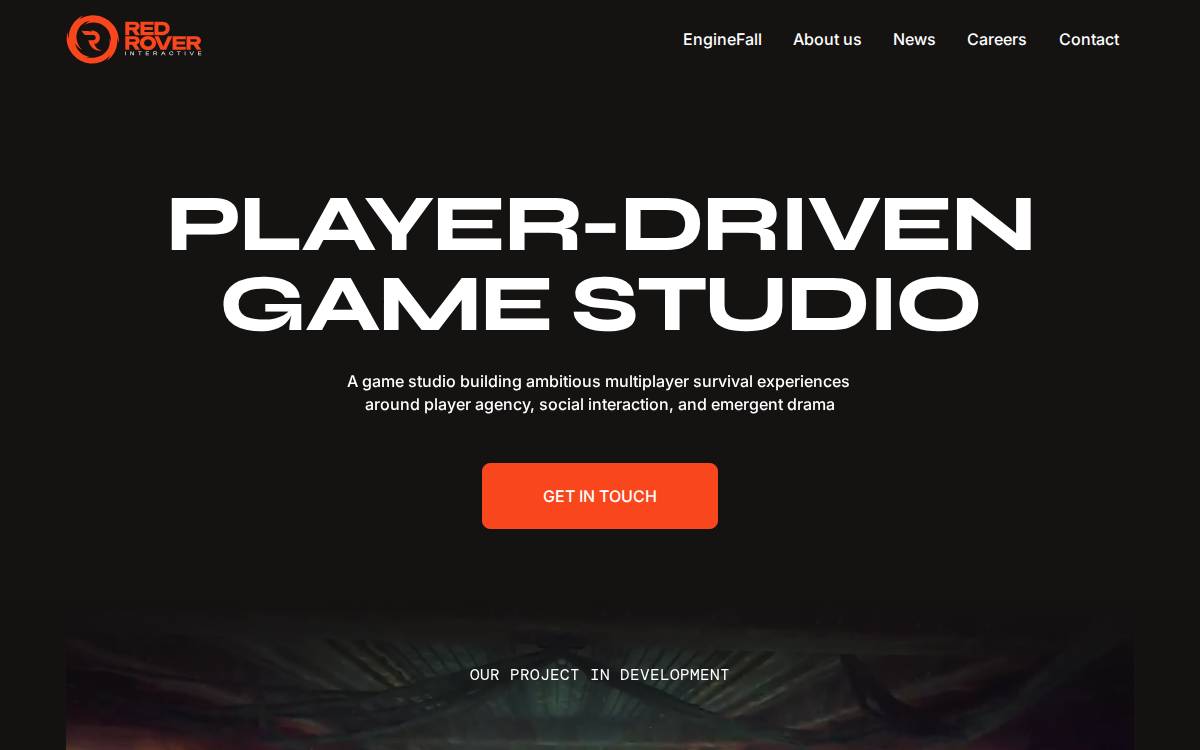Red Rover Interactive website preview