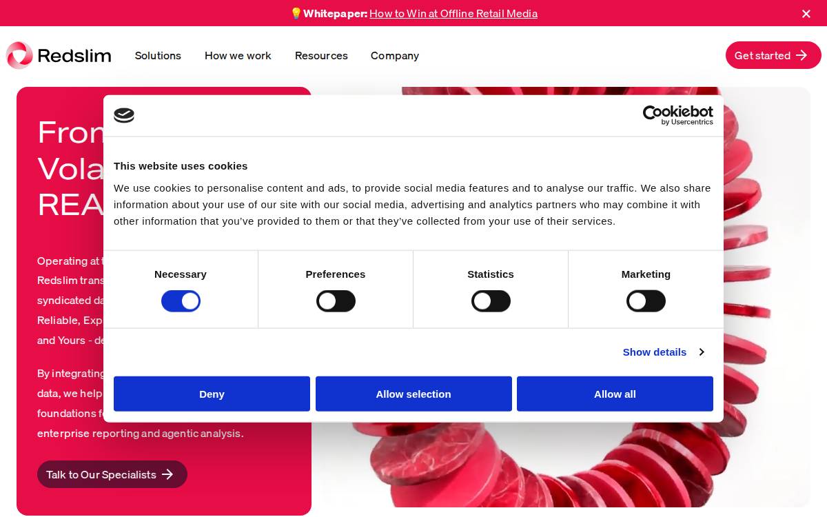RedSlim website preview