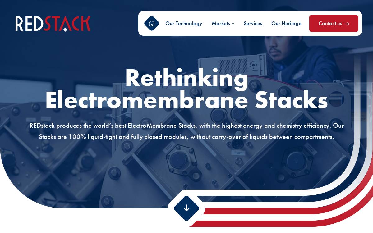 REDstack website preview