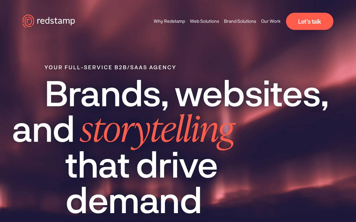 RedStamp website preview