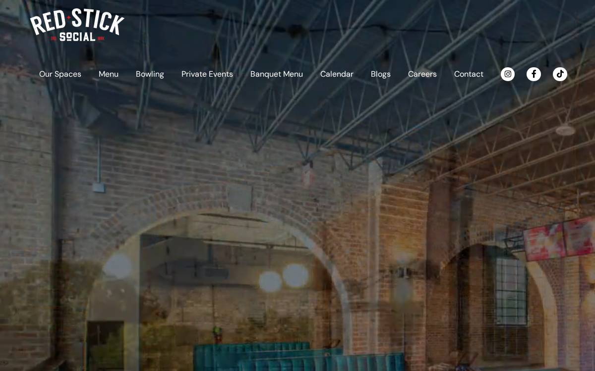 Redsticksocial website preview