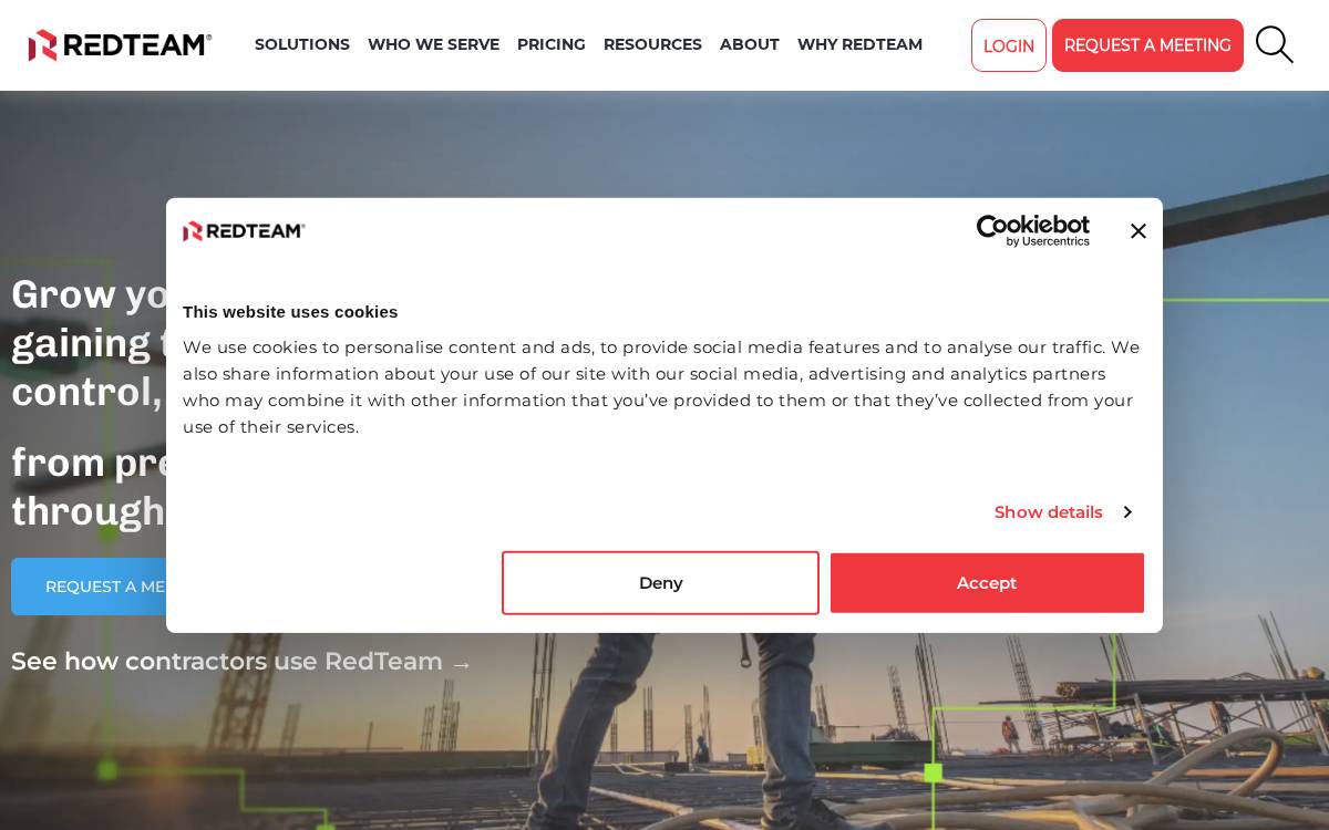 Redteam website preview