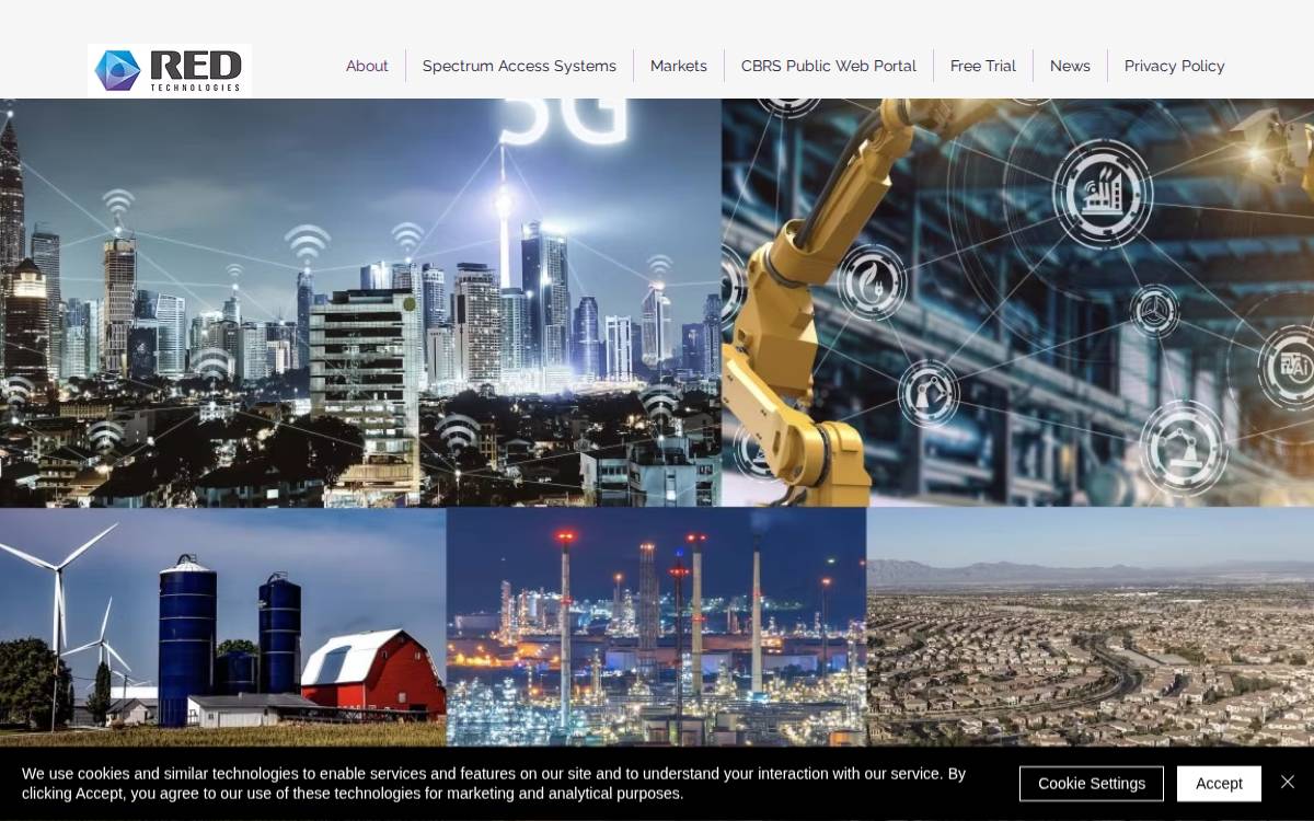 Redtechnologies website preview