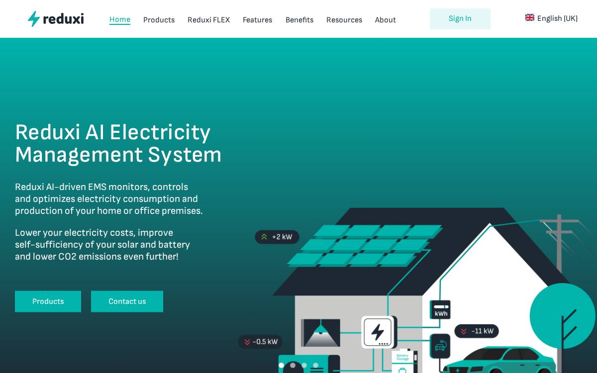 Reduxi website preview