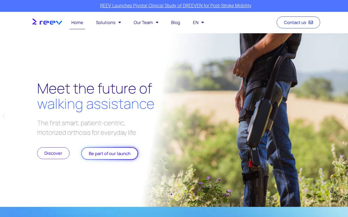 REEV website preview
