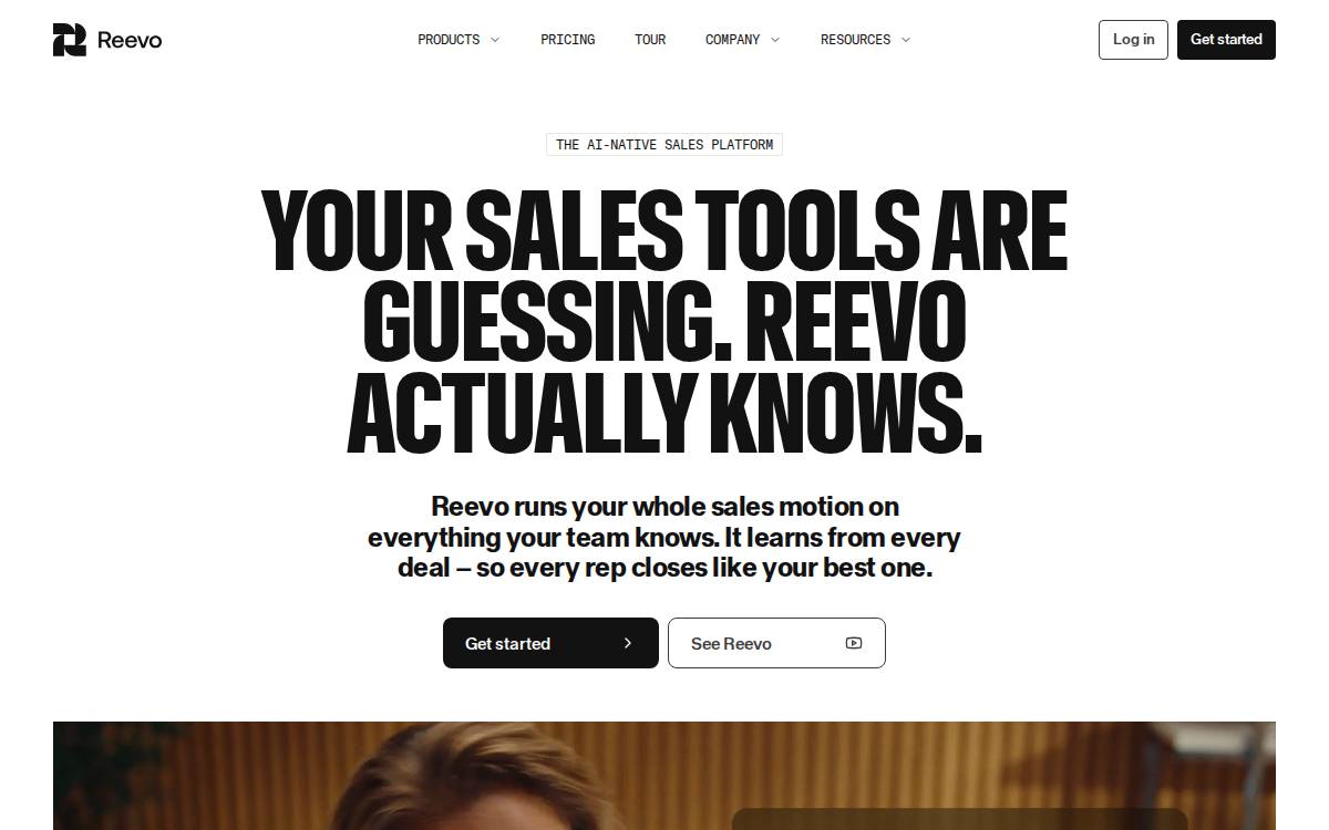 Reevo website preview