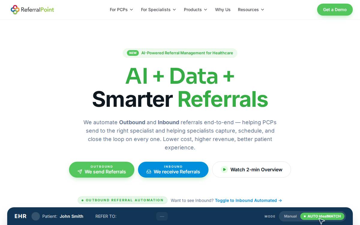 Referralpoint website preview